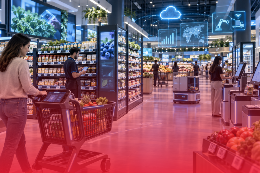 IA no supermercado: tecnologia na operação
